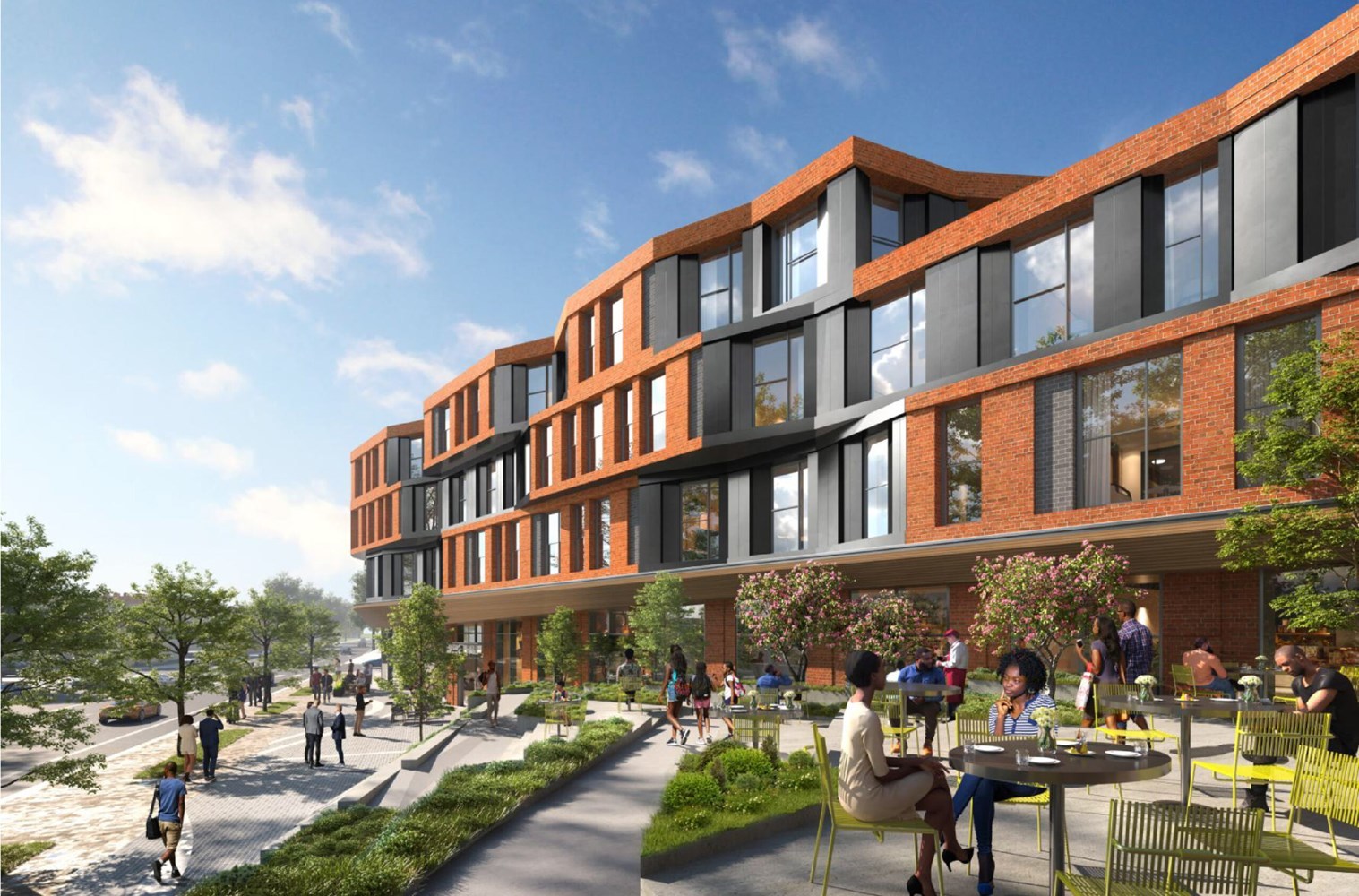 Rendering of building