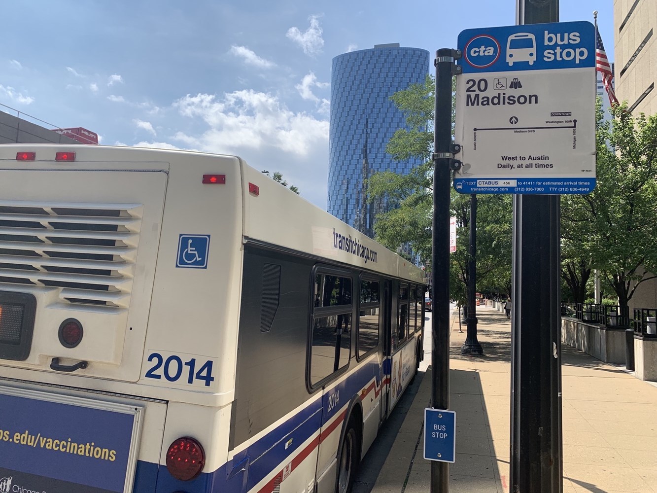 CTA Rolls Out New Tactile Bus Stop Sign Pilot - Press Releases - News - CTA