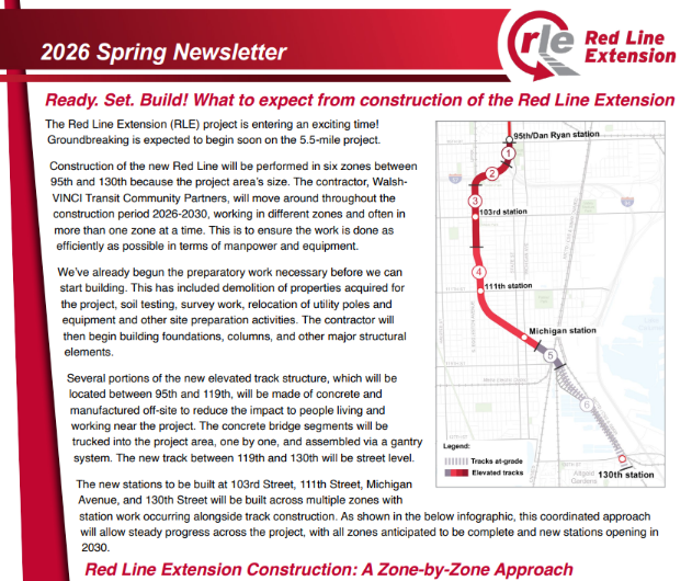 Newsletter cover page